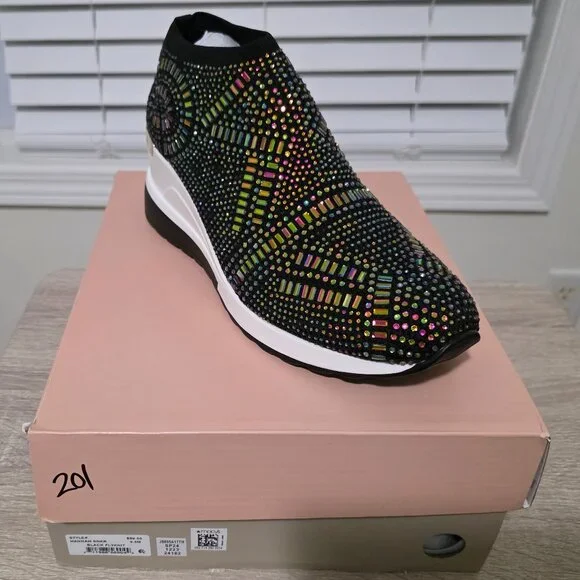 Thalia Sodi Women's Hannah Embellished Pull-On Sock Sneakers - Picture 3 of 4